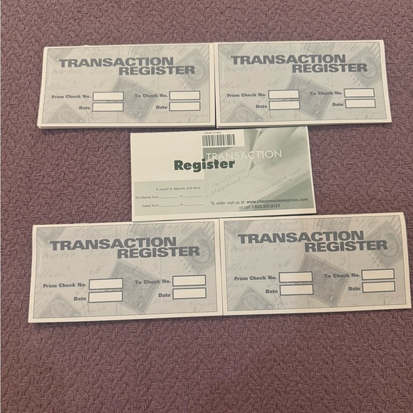 5 - Checkbook Transaction Registers - 2004 2005 2006 Calendar - Check Book Bank - Picture 1 of 6